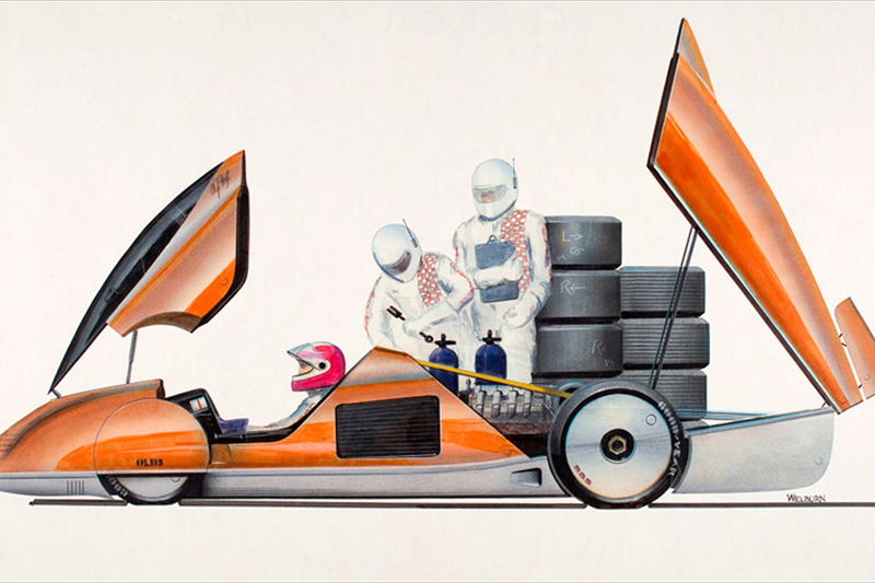Illustration for article titled The 1987 Oldsmobile Aerotech Was Not Your Great-Grandson's Oldsmobile